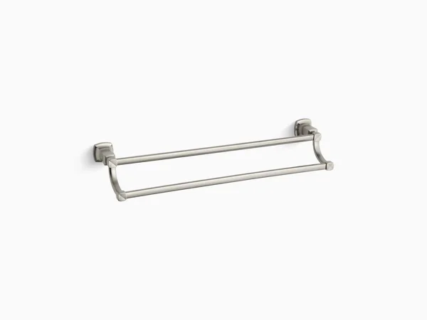 Kohler K-16253-BN Margaux 24x22 Double Towel Bar Vibrant Brushed Nickel