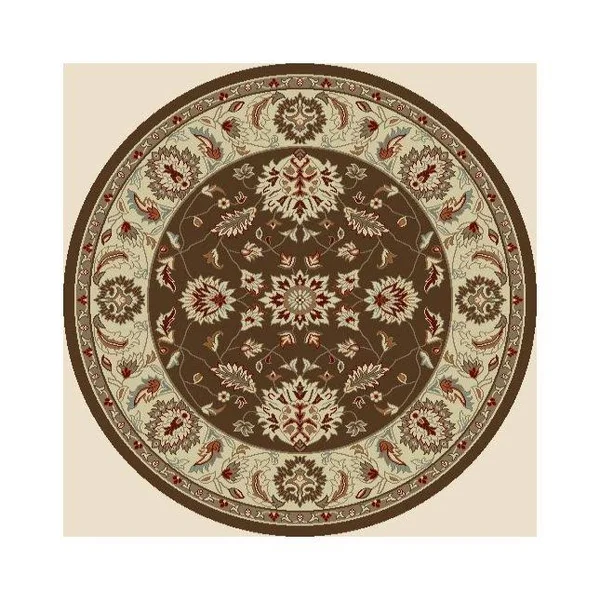 Concord Global 5&3x22 x 7&3x22 Brown Chester Oushak Area Rug