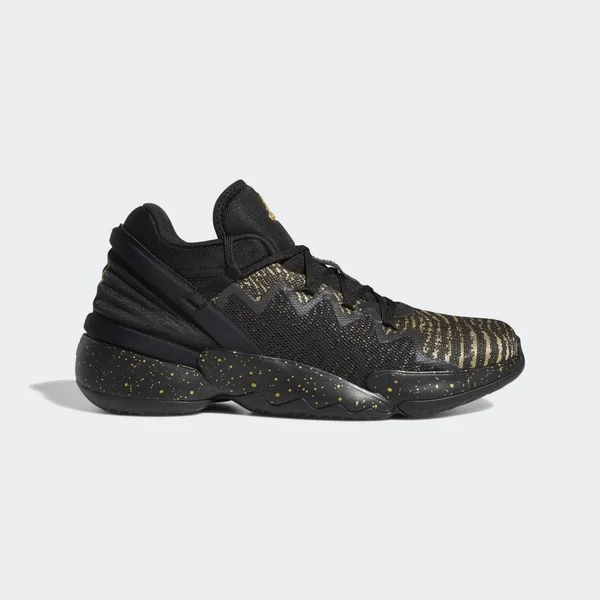 Adidas D.O.N. Issue #2 Basketball Shoes Black - Gold- Mens- Size 7.5 M