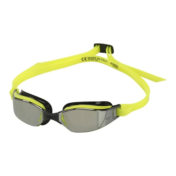 Phelps Xceed Mirrored Swim Goggles - Yellow