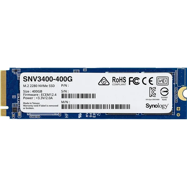 Synology SNV3400-400G 400GB M.2 2280 NVMe SSD