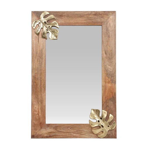 Ridgeway Boho Handcrafted Rectangular Mango Wood Wall Mirror by Christopher Knight Home - 24.00x22 L x 1.00x22 W x 36.00x22 H