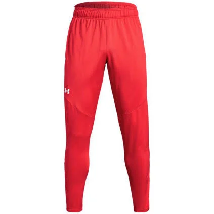 Under Armour Men's Rival Knit Warm Up Pant 1326762-LT-RED