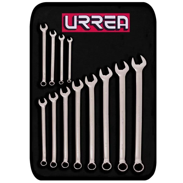 Urrea 1200Aml Metric Long Pattern Combination Wrench Set (12-Piece)