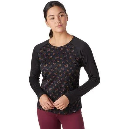Patagonia Capilene Midweight Crew Top - Women's Clover/Black - Xxs