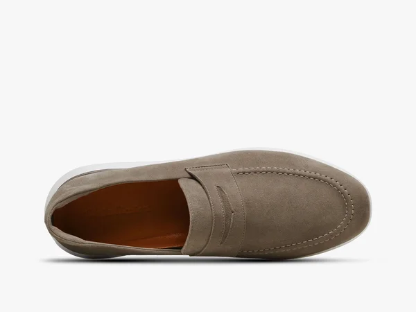 Crossover Loafer, Hybrid Dress Shoes, Wolf & Shepherd Honey, White, 13