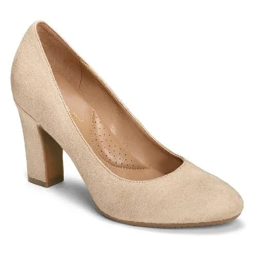 Aerosoles Women's Octagon Pump, Size: 12, Grey Microfiber