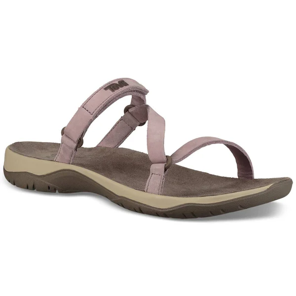 Teva Women's Elzada Slide Lea - Quail - 8