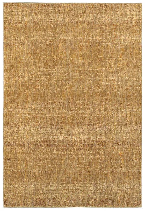 Oriental Weavers Atlas 8033R 5&3x22 x 7&3x22 Gold Area Rug