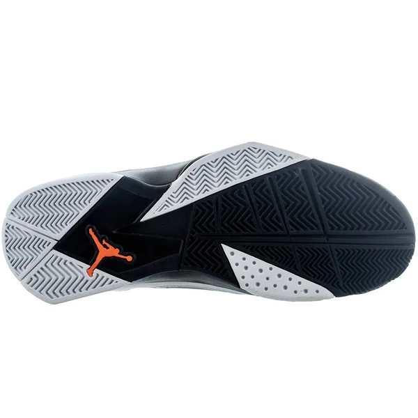 Jordan True Flight White/Total Orange/Wolf Grey Men's Shoes, Size: 9.5