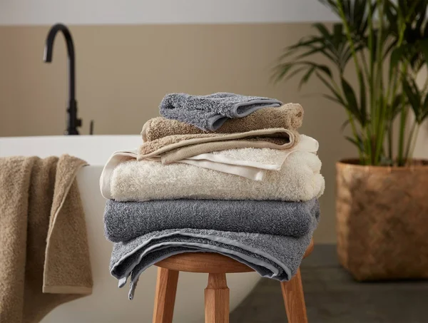 Coyuchi 6 Piece Organic Cloud Loom Towel Set, Fog