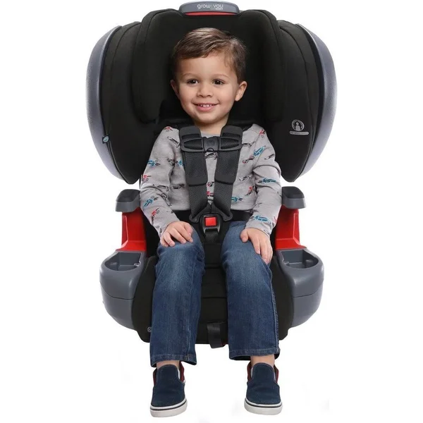 Britax Grow with You ClickTight Plus Harness-2-Booster Car SEAT, SafeWash, Jet