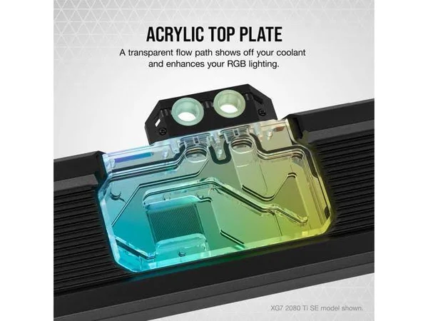 Corsair Hydro x Series XG7 RGB 30-Series Strix GPU Water Block (3090 - 3080 Ti, 3080, 3070 Ti, 3070)