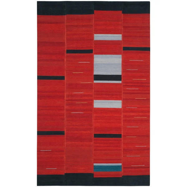 Safavieh Kilim KLM814A Red 8& x 10& Area Rug