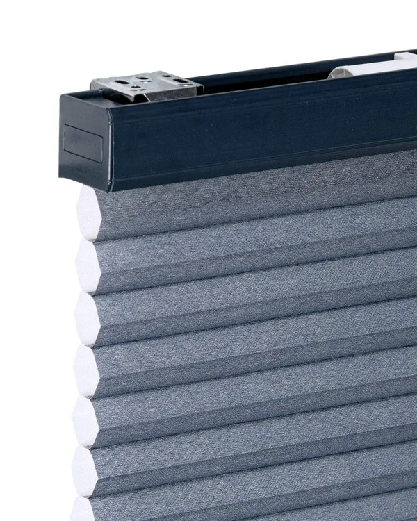 Light Filtering Cordless Honeycomb Cellular Shade, Dark Blue, 38x46