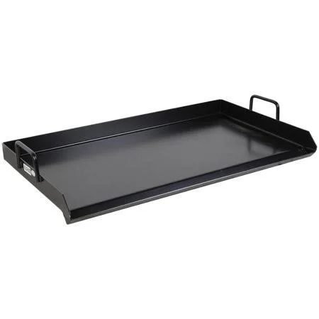 Kapas Premium BBQ Flat Top Griddle Pan - 32x22 x 17x22 BBQ Iron Plate Suitable to Double Burners Propane Tank Stove