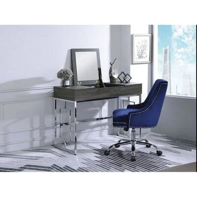 Wiltz Makeup Vanity Set with Mirror Everly Quinn Color: Black