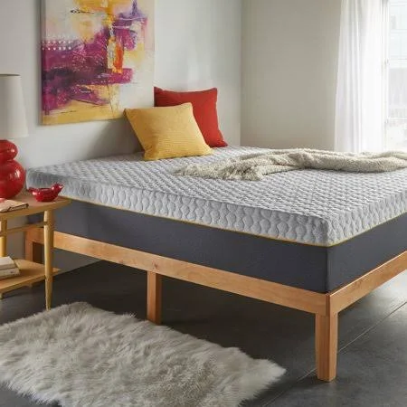 Early Bird 12 in. Supportive Hybrid Memory Foam and Innerspring Bed in A Box - Size: King