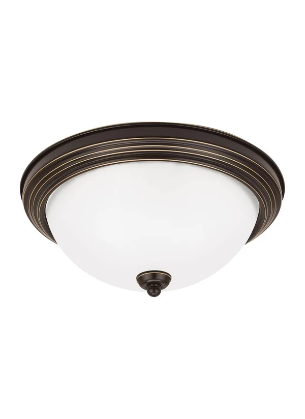 Sea Gull Lighting Large LED Ceiling Flush Mount in Heirloom Bronze 7716593s