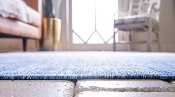 Unique Loom Ombre Outdoor Rug, Blue, 9x12 ft