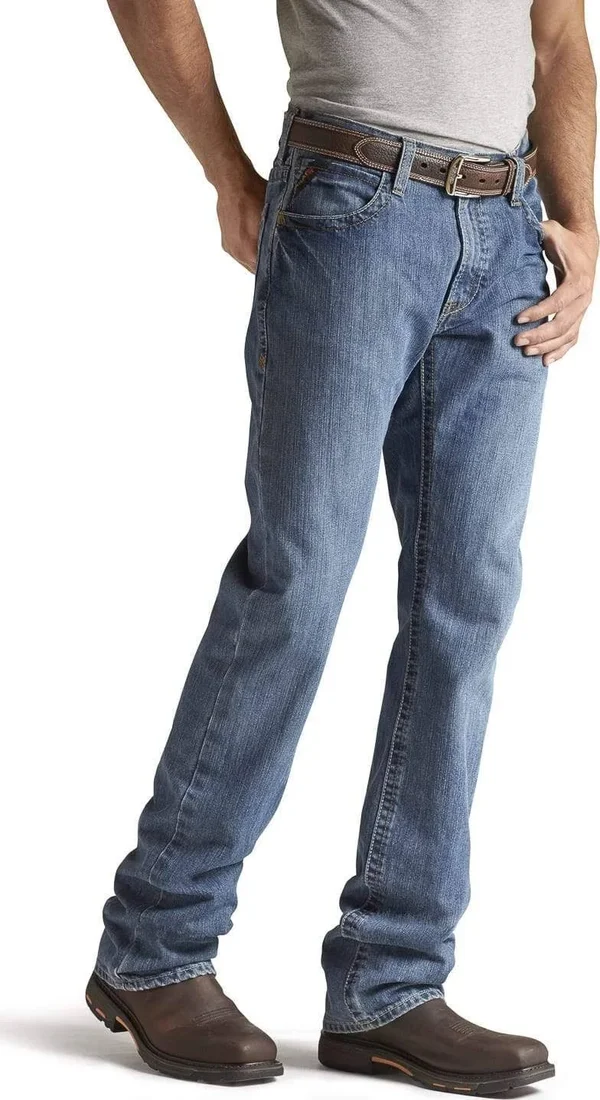 Ariat FR M4 Men's Low-Rise Boot Cut Jeans - 10012552, Flint