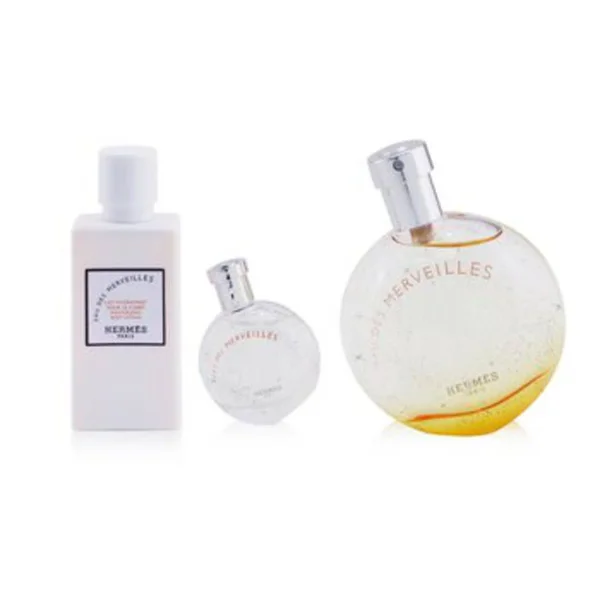 Eau des Merveilles Coffret: Eau DeToilette Spray 50ml + Eau De Toilette 7.5ml + Body Lotion 40ml - 3pcs
