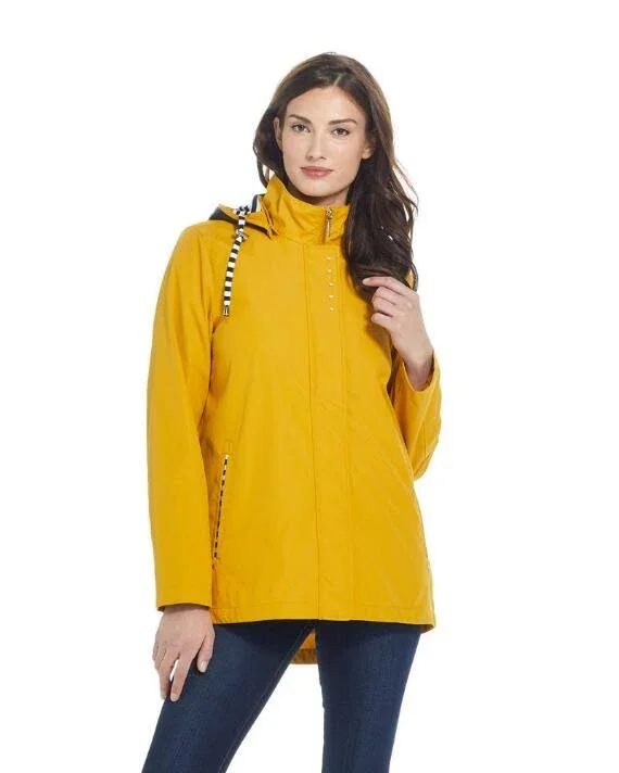 Weatherproof Women's Hooded Bonded Topper - Vermillion - Size Large