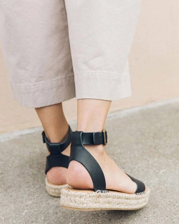 Soludos Cadiz Sandal - Platinum, 7.5
