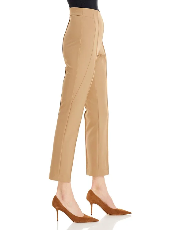 Lafayette 148 New York Women's Acclaimed Stretch Gramercy Pants - Camello - Size 12