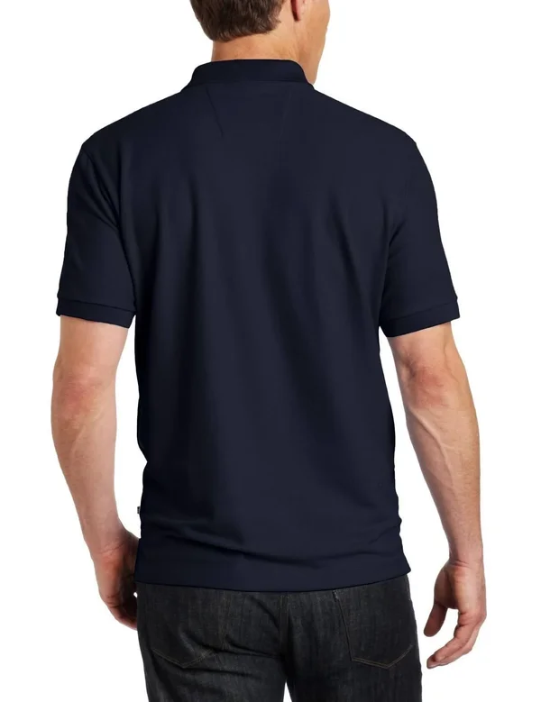 Nautica Men's Short-Sleeve Solid Deck Polo Shirt Red, Small