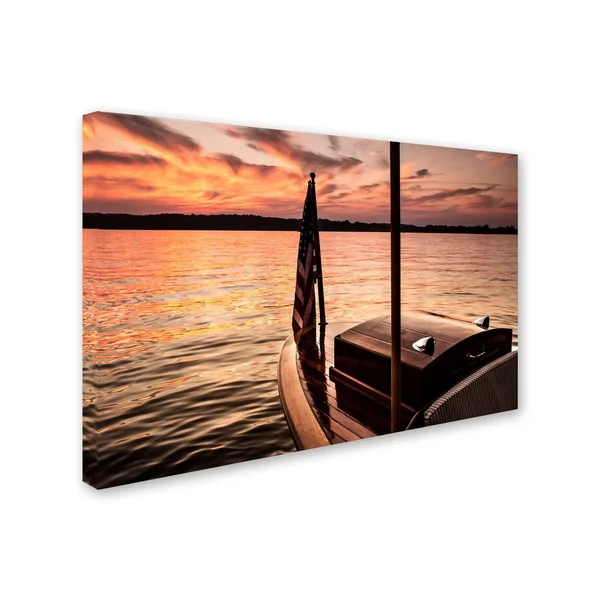 Trademark Fine Art Js0033-C1624Gg Jason Shaffer 'Chippewa Lake' Canvas