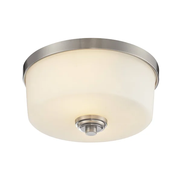 Z-Lite 226F2 Lamina 2-Light Flush Mount, Brushed Nickel