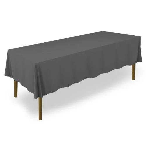 Lann&s Linens - 10 Premium Tablecloths for Wedding - Banquet, Restaurant - Rectangular Polyester Fabric Table Cloths, Size: 70