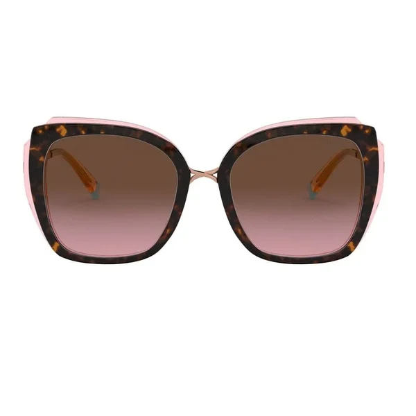 Tiffany TF4160 Sunglasses - 54-19-140, 82879T Havana/Transparent Pink