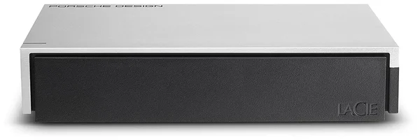 Lacie - Porsche Design 4TB External USB 3.0 Hard Drive - Black/Silver