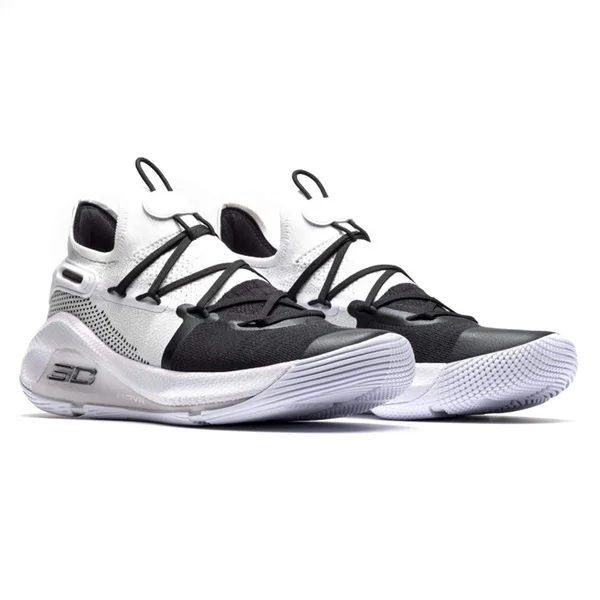 Under Armour Men's Curry 6 Basketball Shoes - White - Size 12.0
