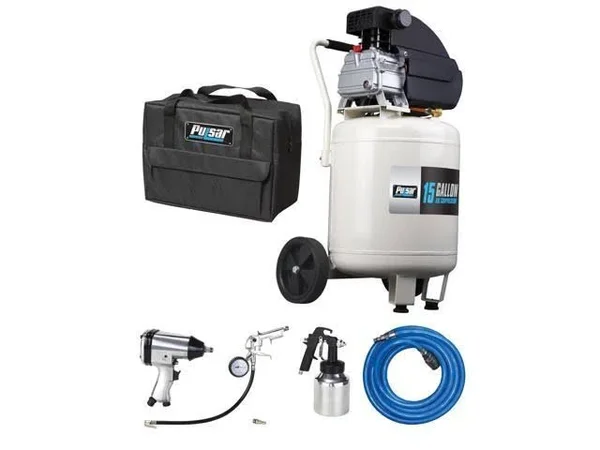 Pulsar PCE6150VK Air Compressor - 15 Gallon