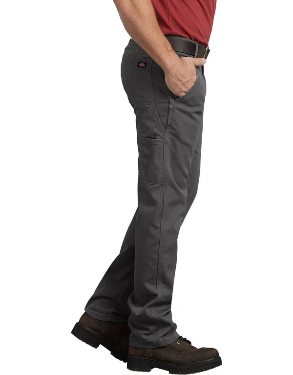 Dickies Men's Flex Regular Fit Straight Leg Tough Max Duck Carpenter Pants