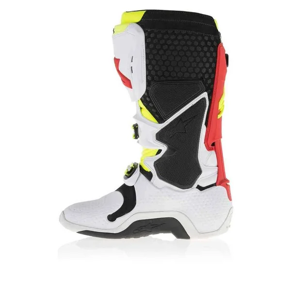Alpinestars Tech 10 Boots (7 White/Red/Yellow)