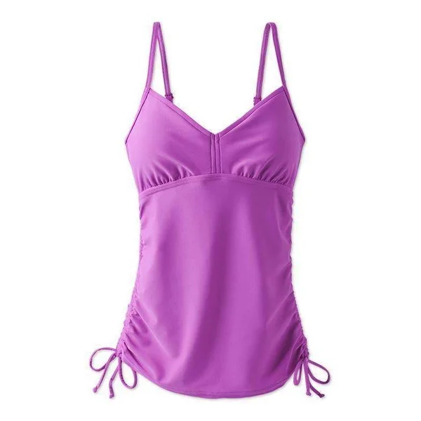 Moorea Tankini Top S, Cream Horchata