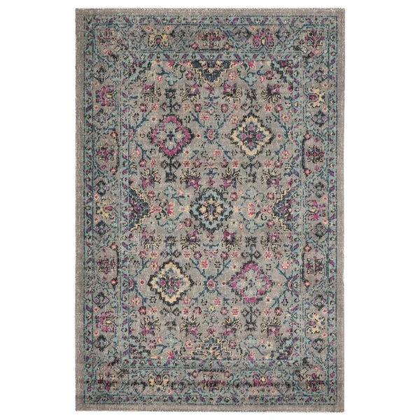 Safavieh Artisan ATN513G 3&3x22 x 5&3x22 Light Grey, Light Blue Area Rug