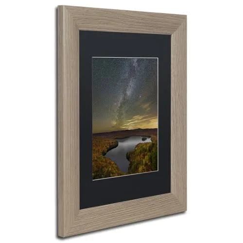 Trademark Fine Art &Harvest Sky& by Michael Blanchette Framed Photographic Print - Size: 14x22 H x 11x22 W x 0.5x22 D, Matte Col