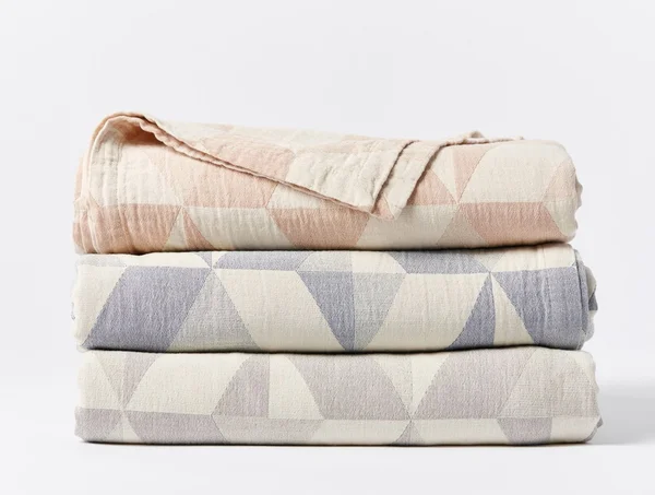 Coyuchi, Pismo Organic Blanket Twin Fog