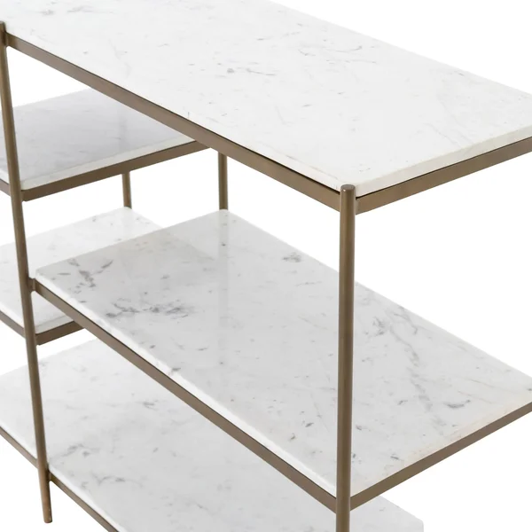 Four Hands Lily Console Table - Antique Brass