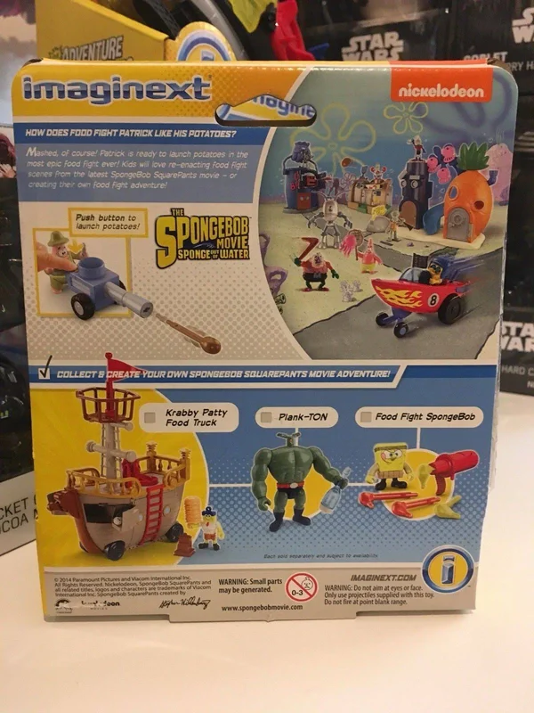 Imaginext Spongebob Food Fight Patrick, Assorted