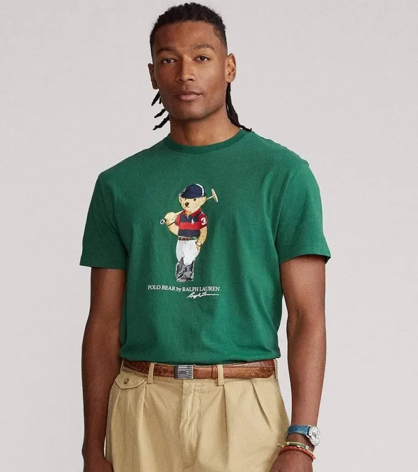 Polo Ralph Lauren Men's Polo Bear Jersey T-Shirt - Stuart Green