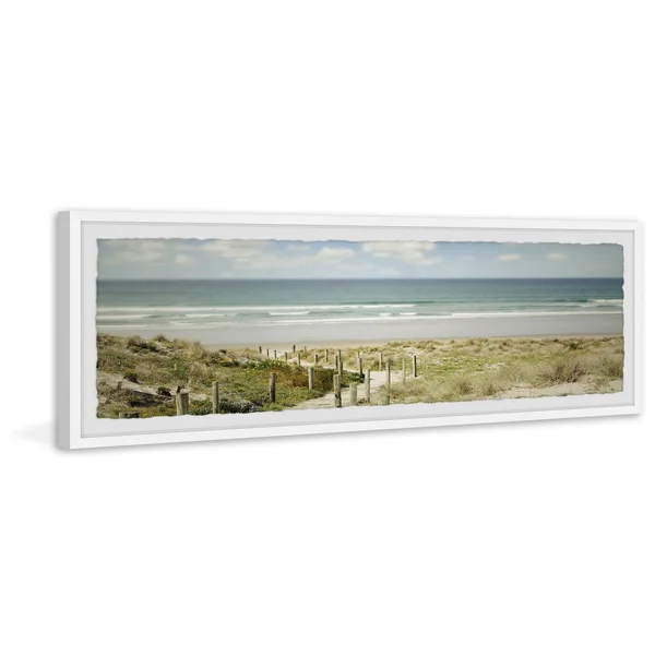 Marmont Hill A Distant View Framed Wall Art - Size: 15 inch x 45 inch