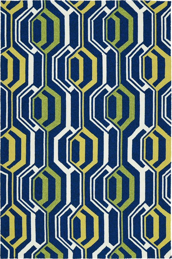 Kaleen Escape ESC08-22 Navy Rug - 2 ft x 6 ft