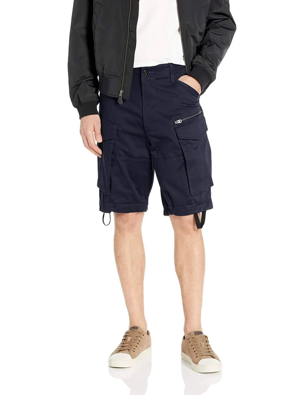Men's G-Star Raw Rovic Zip Loose Shorts, Size 31 - Blue