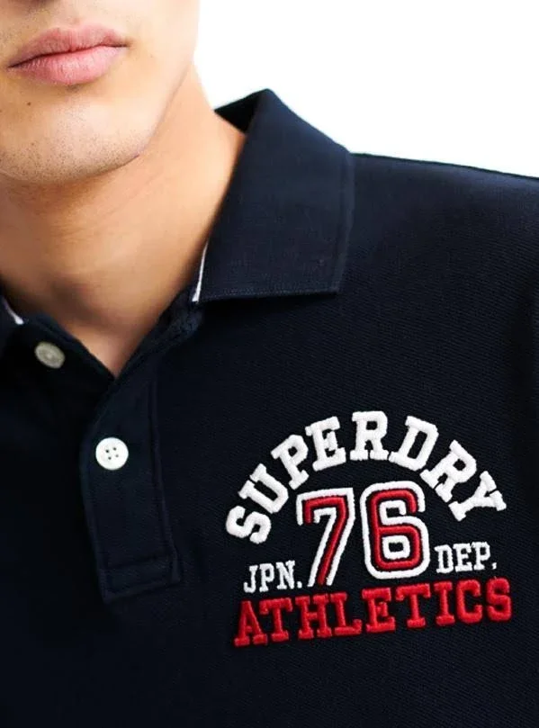 Superdry Classic Superstate - Blue - Polo Shirts
